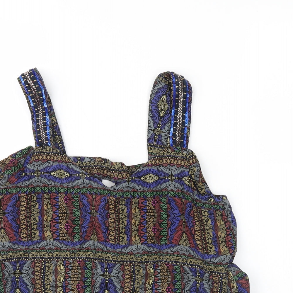 Womens UK Size 8 NEXT Multicoloured Basic Tank