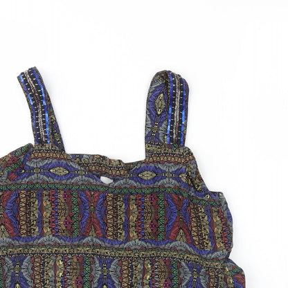Womens UK Size 8 NEXT Multicoloured Basic Tank