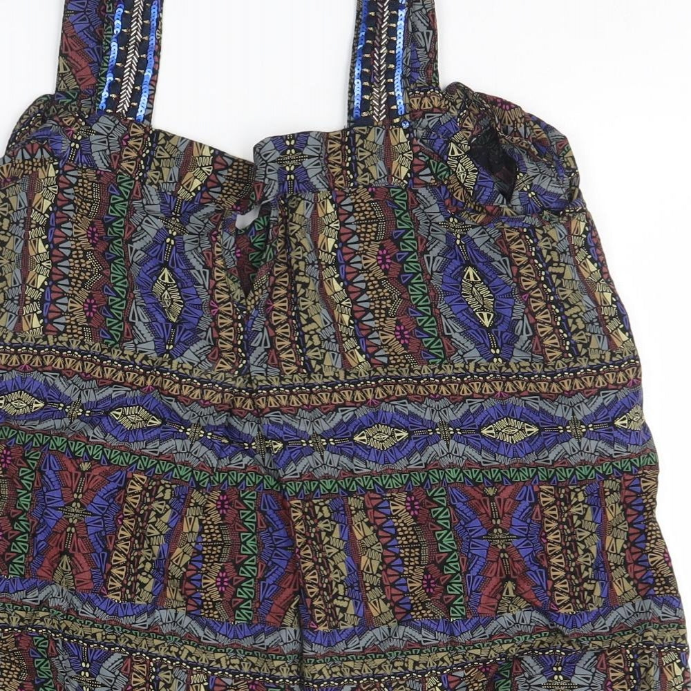 Womens UK Size 8 NEXT Multicoloured Basic Tank