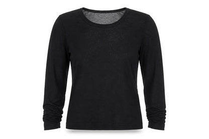 Womens UK Size 6 Preworn Black Basic Blouse
