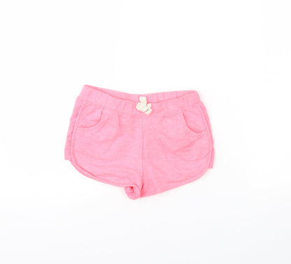 I Love Girls Wear Girls Pink   Sweat Shorts Size 7 Years
