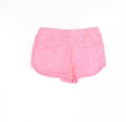 I Love Girls Wear Girls Pink   Sweat Shorts Size 7 Years