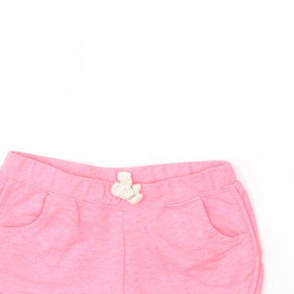 I Love Girls Wear Girls Pink   Sweat Shorts Size 7 Years