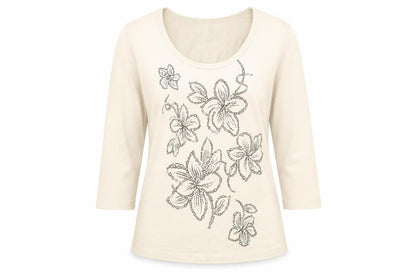 Womens UK Size 10 Preworn Beige Basic Blouse