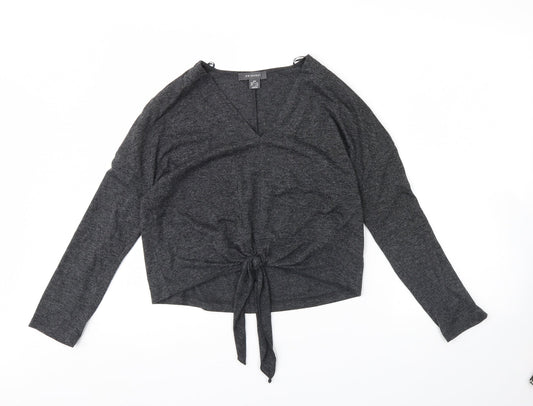 Primark Womens Grey   Basic Blouse Size 2XS