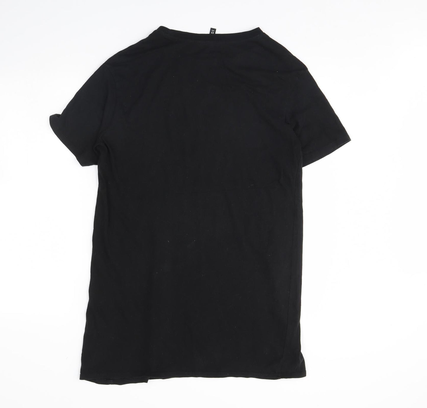 Divided Womens Black   T-Shirt Dress  Size 6  - NASA