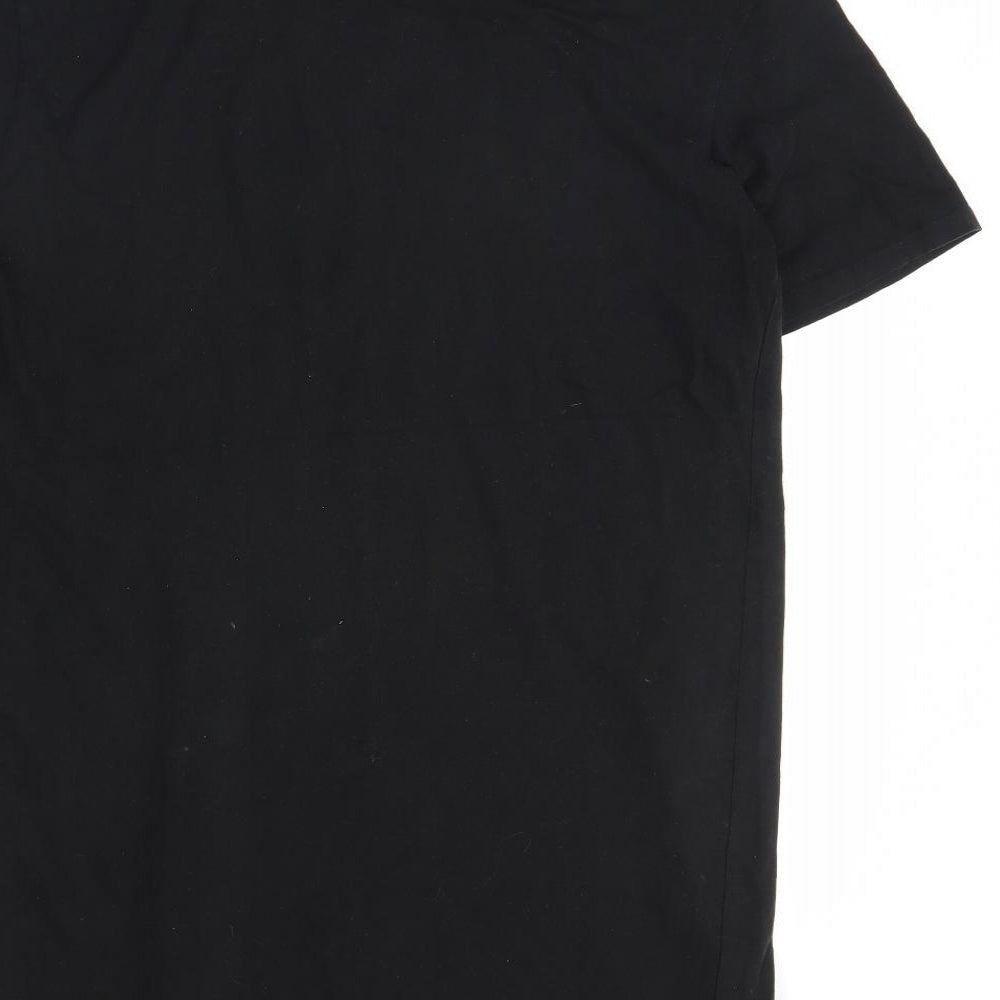 Divided Womens Black   T-Shirt Dress  Size 6  - NASA