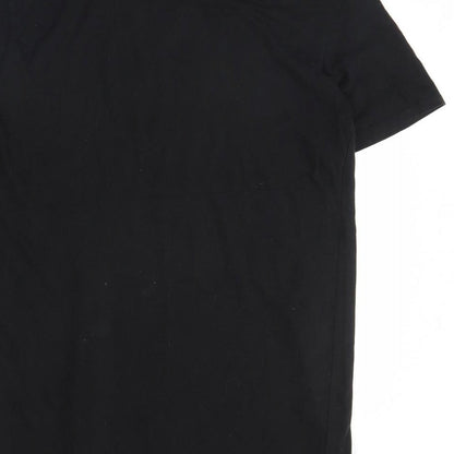 Divided Womens Black   T-Shirt Dress  Size 6  - NASA