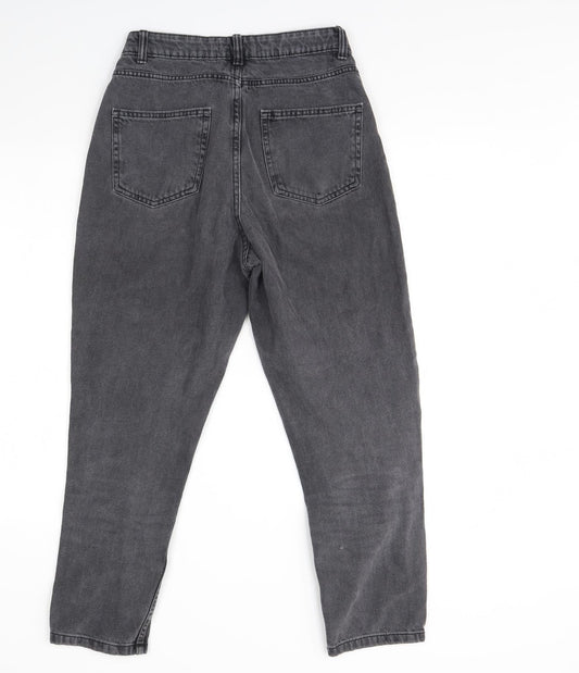 DENIM CO Womens Black  Denim Straight Jeans Size 10 L29 in