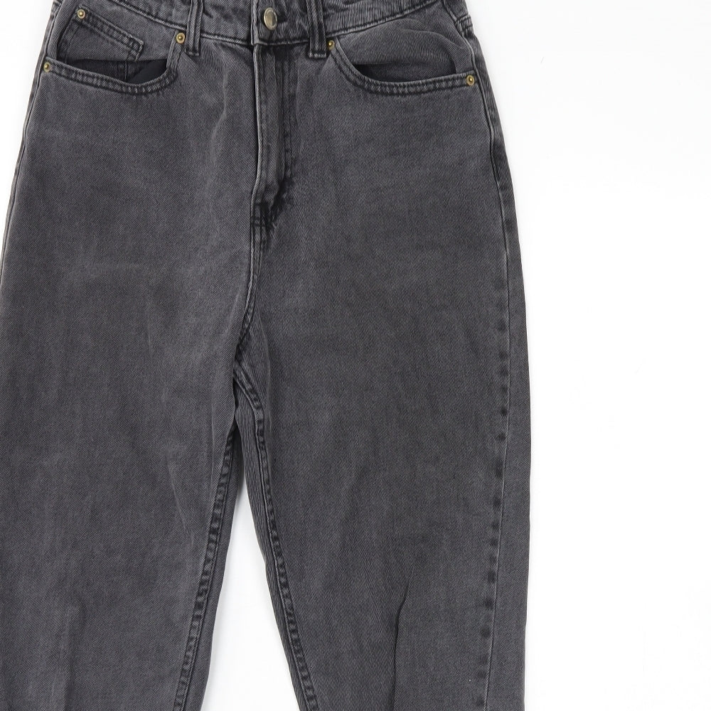 DENIM CO Womens Black  Denim Straight Jeans Size 10 L29 in