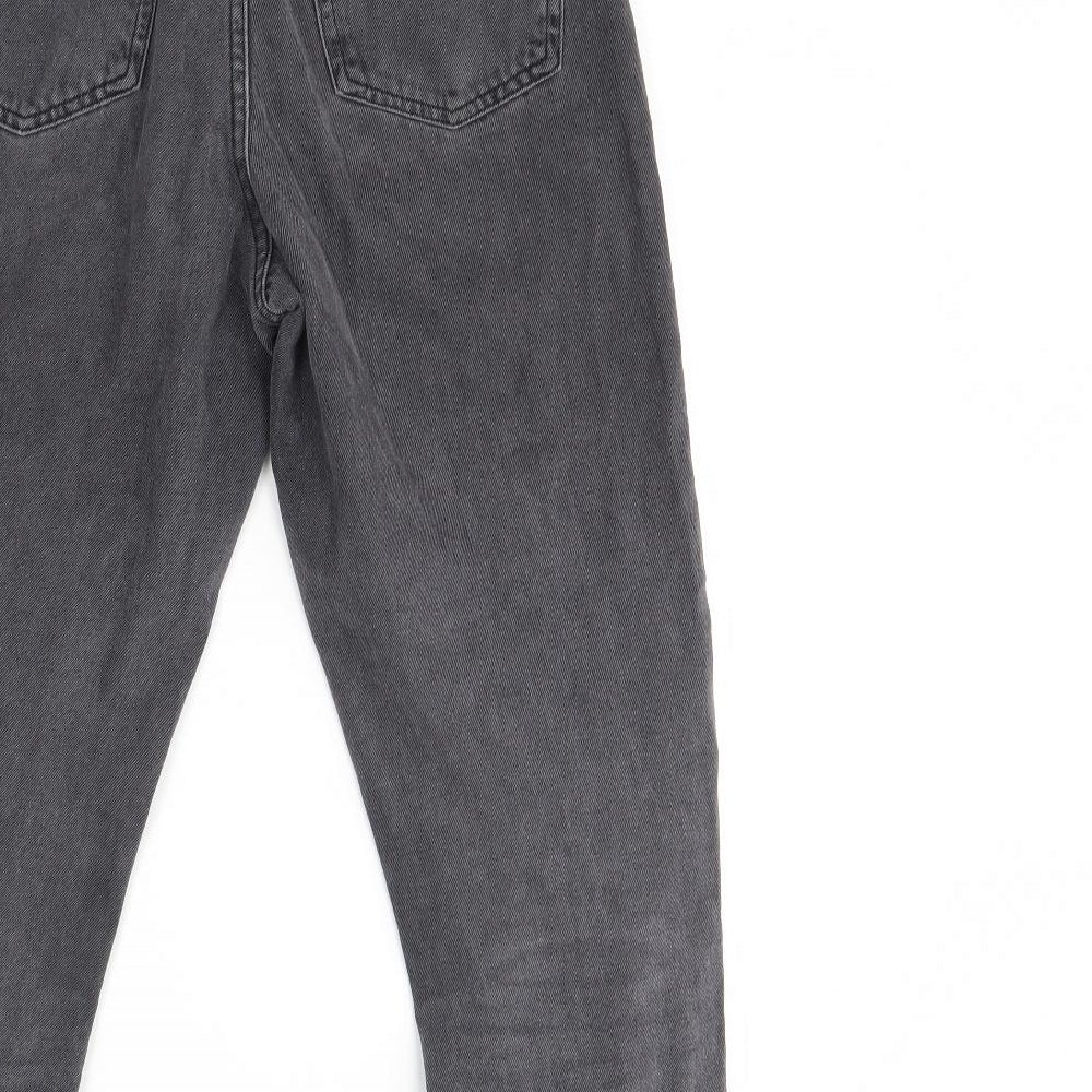 DENIM CO Womens Black  Denim Straight Jeans Size 10 L29 in