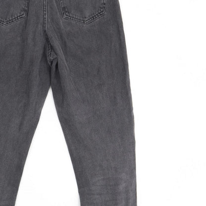 DENIM CO Womens Black  Denim Straight Jeans Size 10 L29 in