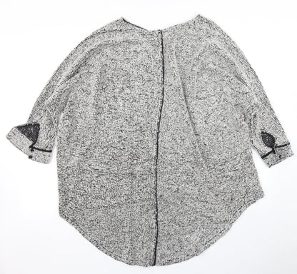 Preworn Womens Grey   Basic T-Shirt Size 12