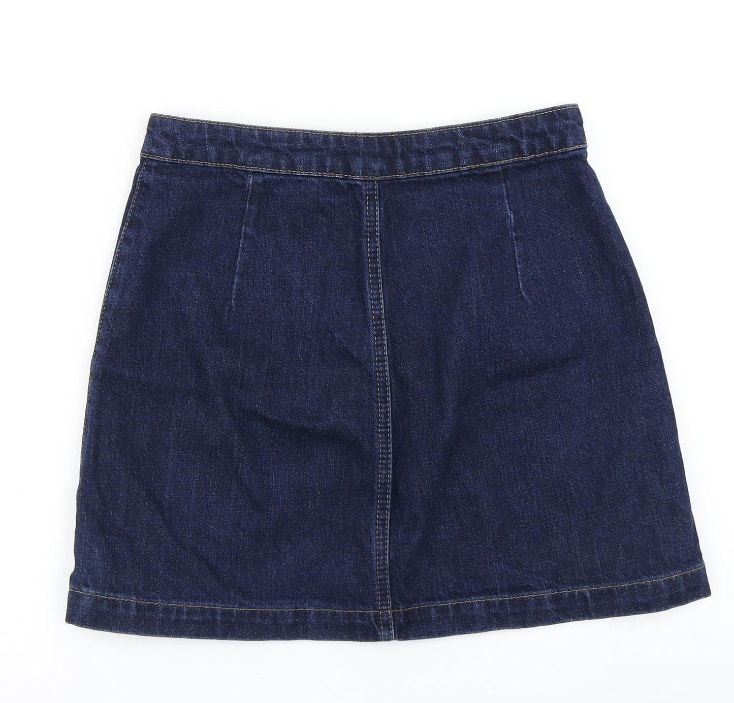 Womens UK Size 26 in Topshop A-Line Denim Skirt