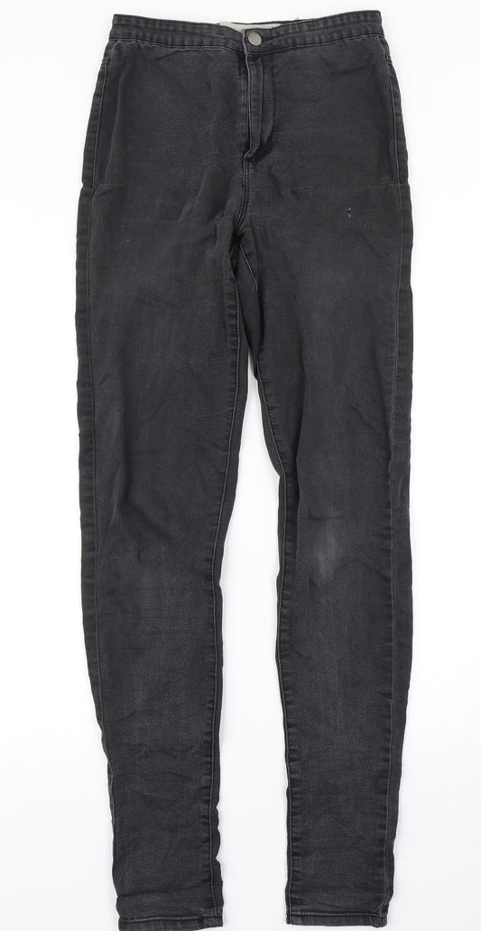 Denim Co Womens Black  Denim Skinny Jeans Size 10 L30 in