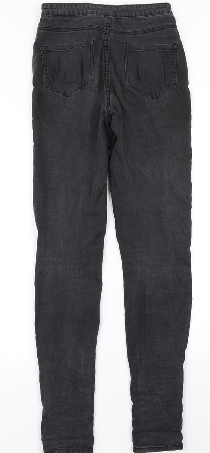 Denim Co Womens Black  Denim Skinny Jeans Size 10 L30 in