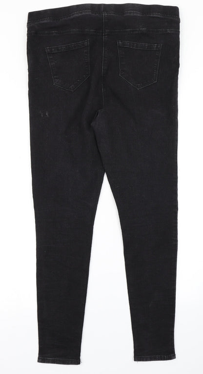 Womens UK Size 16 Studio Regular Fit Jegging Black Jeans