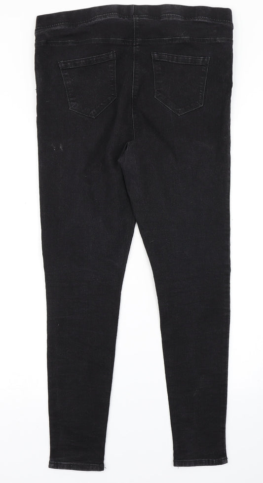 Womens UK Size 16 Studio Regular Fit Jegging Black Jeans