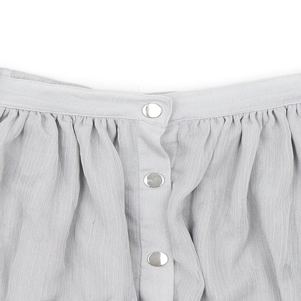 Minoti Girls Grey   Skater Skirt Size 5-6 Years