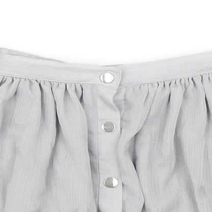Minoti Girls Grey   Skater Skirt Size 5-6 Years