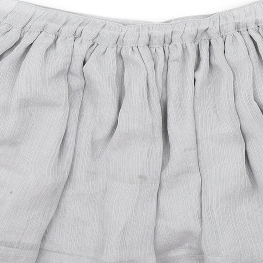 Minoti Girls Grey   Skater Skirt Size 5-6 Years