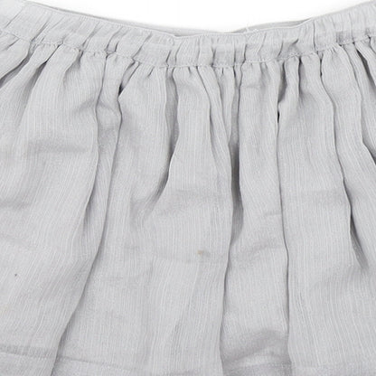 Minoti Girls Grey   Skater Skirt Size 5-6 Years