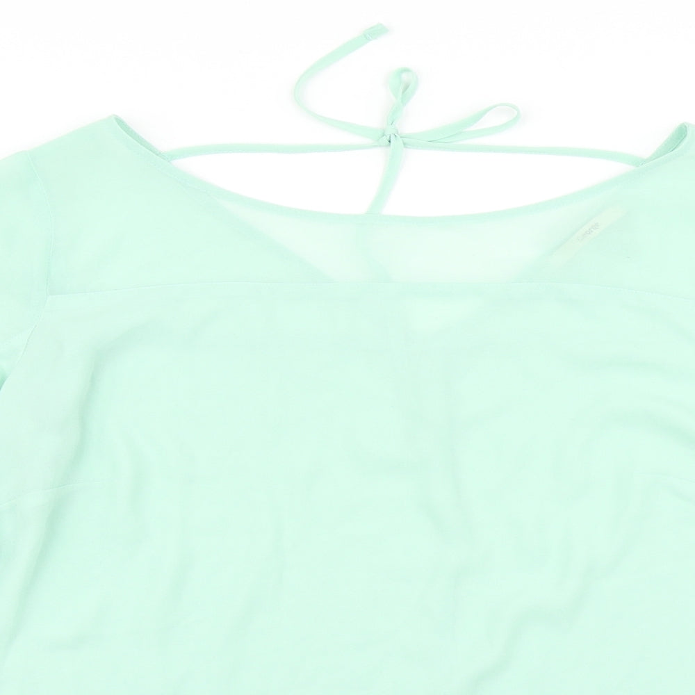 George Womens Green   Basic Blouse Size 12