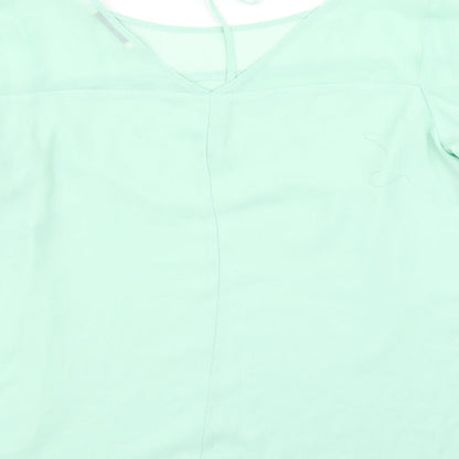 George Womens Green   Basic Blouse Size 12