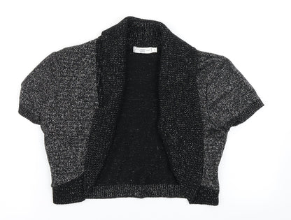 Womens UK Size 6 New Look Black Cardigan Jumper