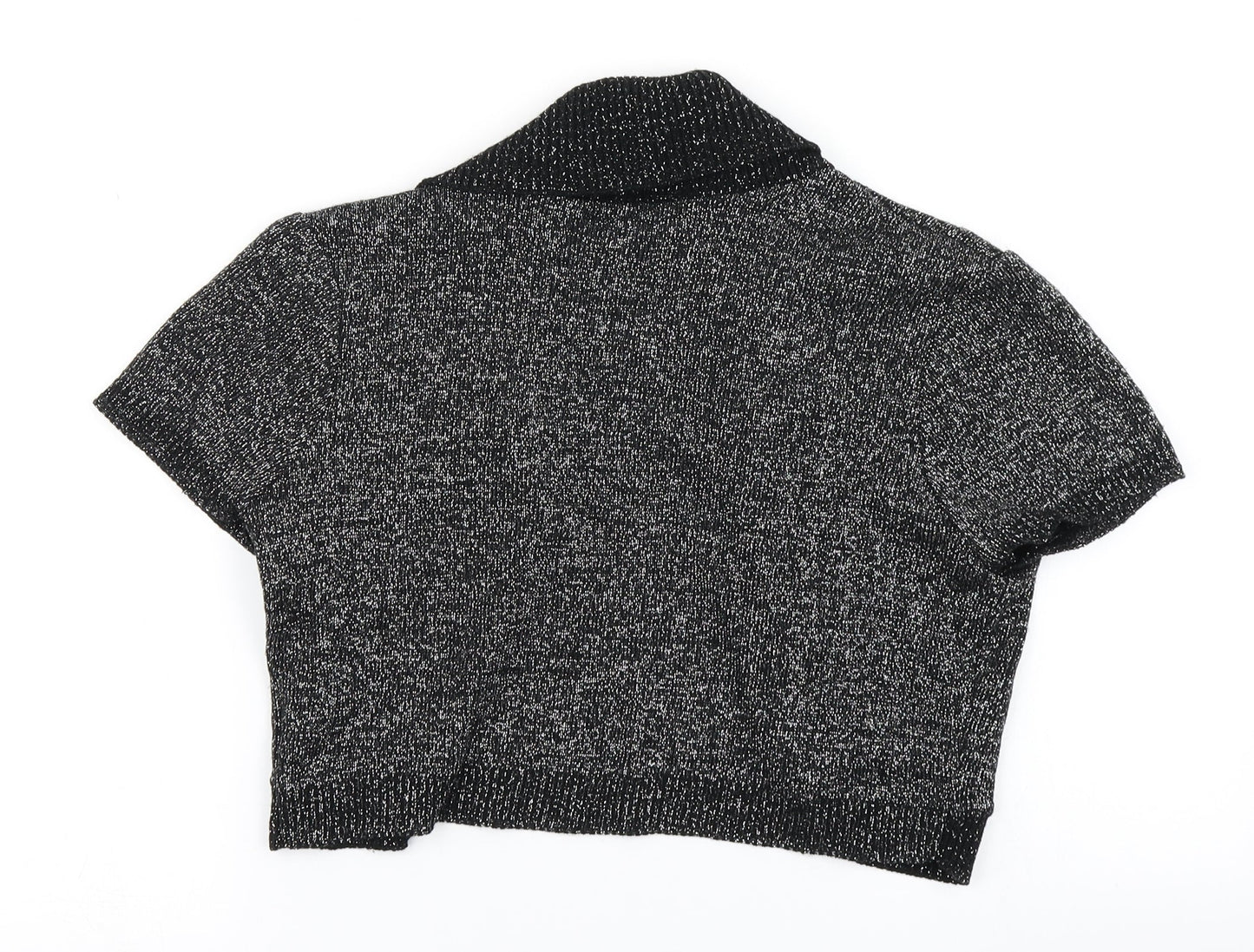 Womens UK Size 6 New Look Black Cardigan Jumper