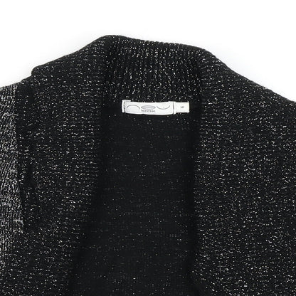 Womens UK Size 6 New Look Black Cardigan Jumper