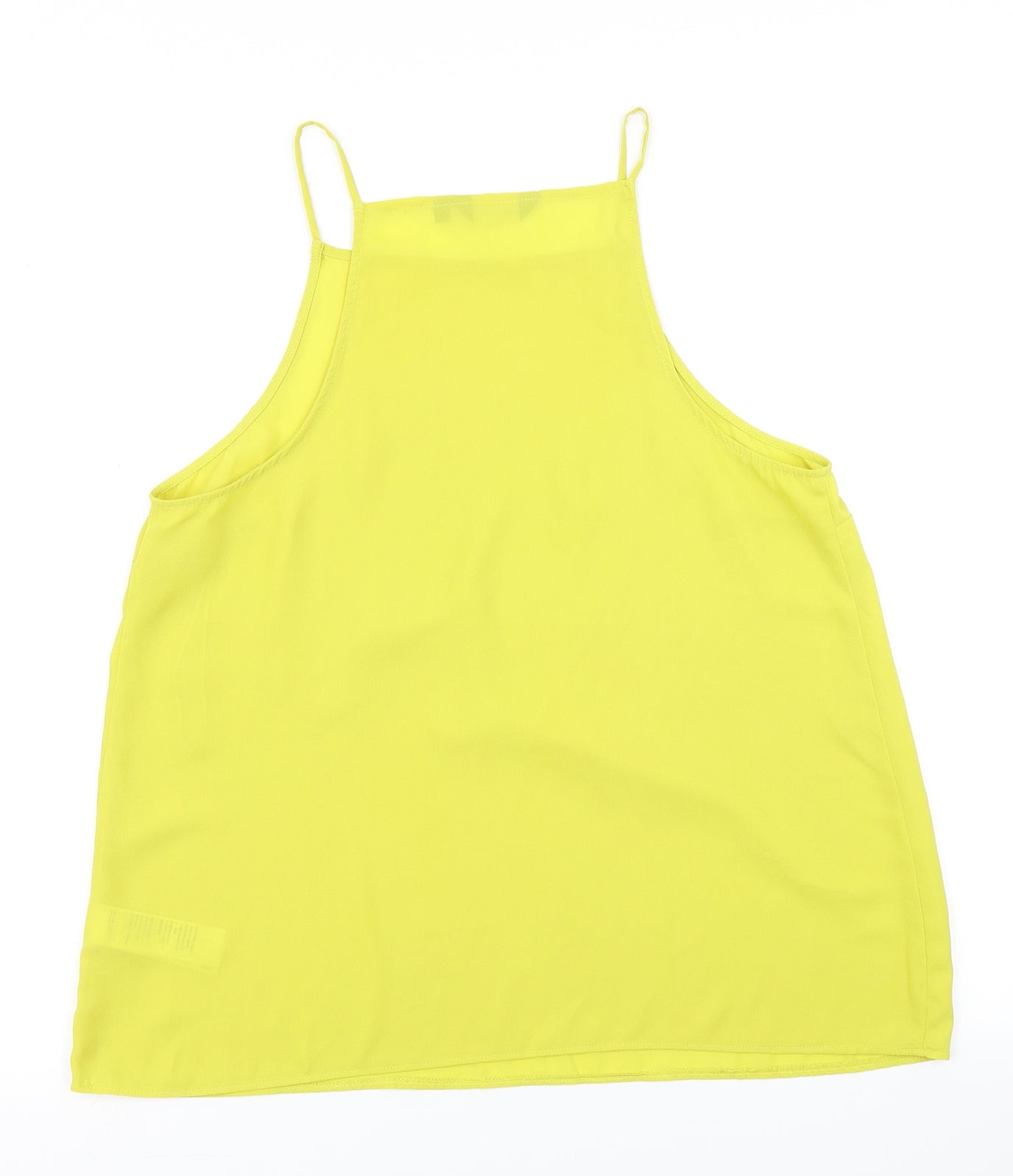 Womens UK Size 14 New Look Yellow Camisole Blouse