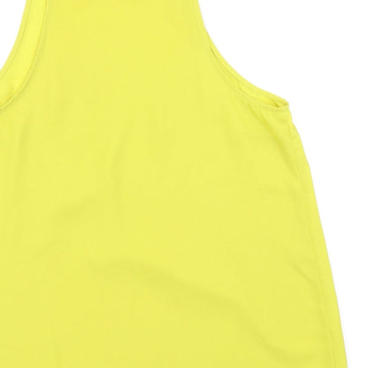 Womens UK Size 14 New Look Yellow Camisole Blouse