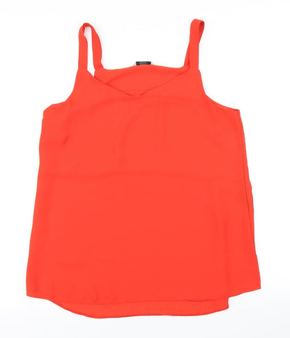 Papaya Womens Red   Basic Blouse Size 10