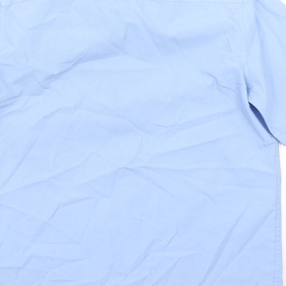 M&S Boys Blue   Basic Button-Up Size 11-12 Years