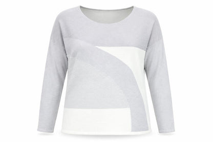 Front view of Patrizia Dini women’s multicoloured jumper, size UK 18