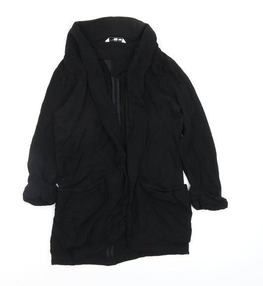Womens UK Size 8 New Look Black Cardigan Jumper