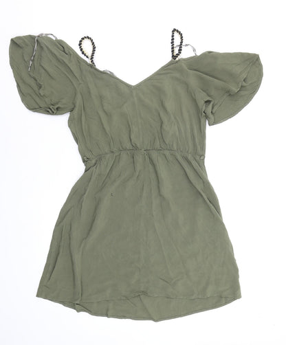 Asda George Womens Green   Fit & Flare  Size 12