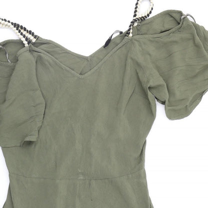 Asda George Womens Green   Fit & Flare  Size 12