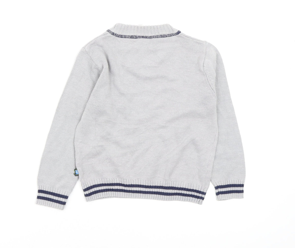 Back view of CDRL boys’ grey jumper, size 5, years