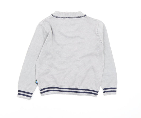 CDRL Boys Grey   Pullover Jumper Size 5 Years
