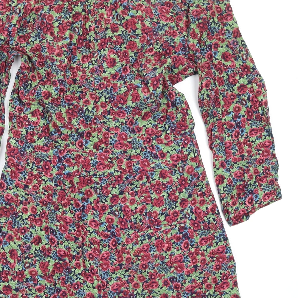 live label Womens Multicoloured Floral  Playsuit One-Piece Size 8