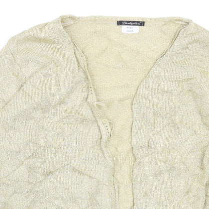 Womens UK Size 10 Berkertex Gold Cardigan Jumper