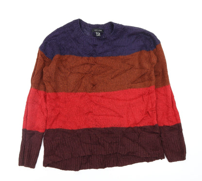 Womens UK Size S New Look Multicoloured Pullover Jumper