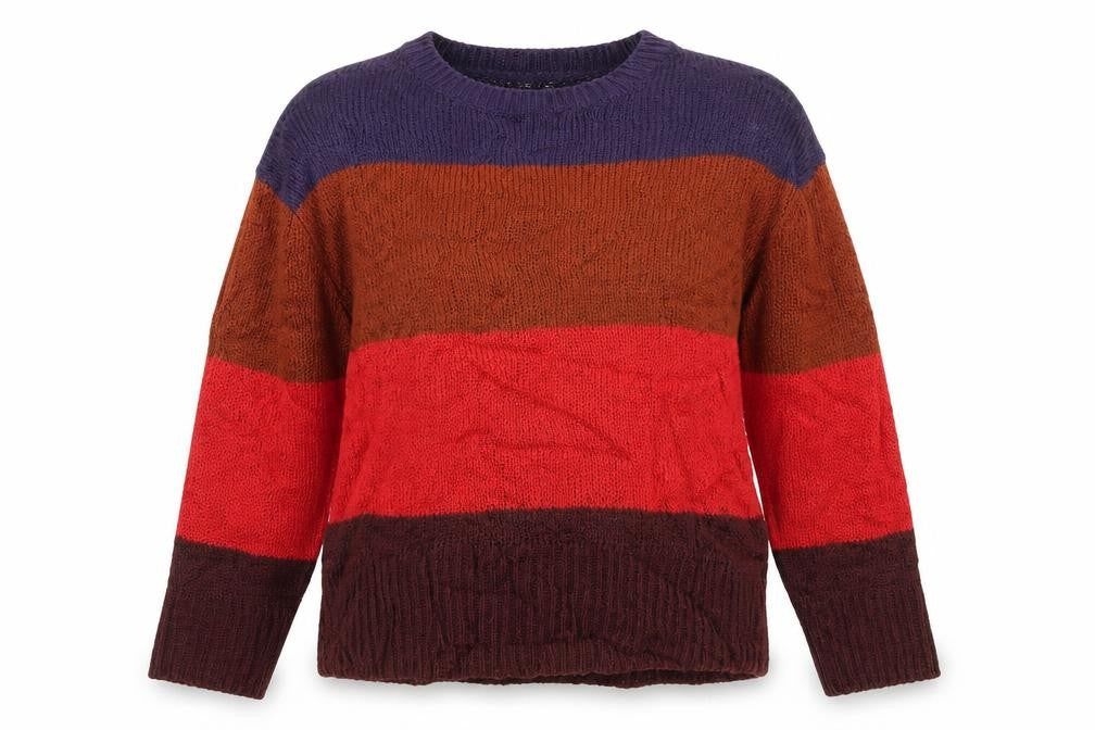 Womens UK Size S New Look Multicoloured Pullover Jumper
