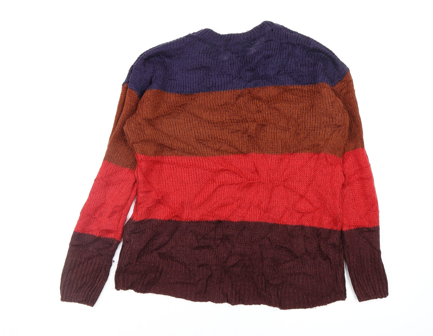 Womens UK Size S New Look Multicoloured Pullover Jumper