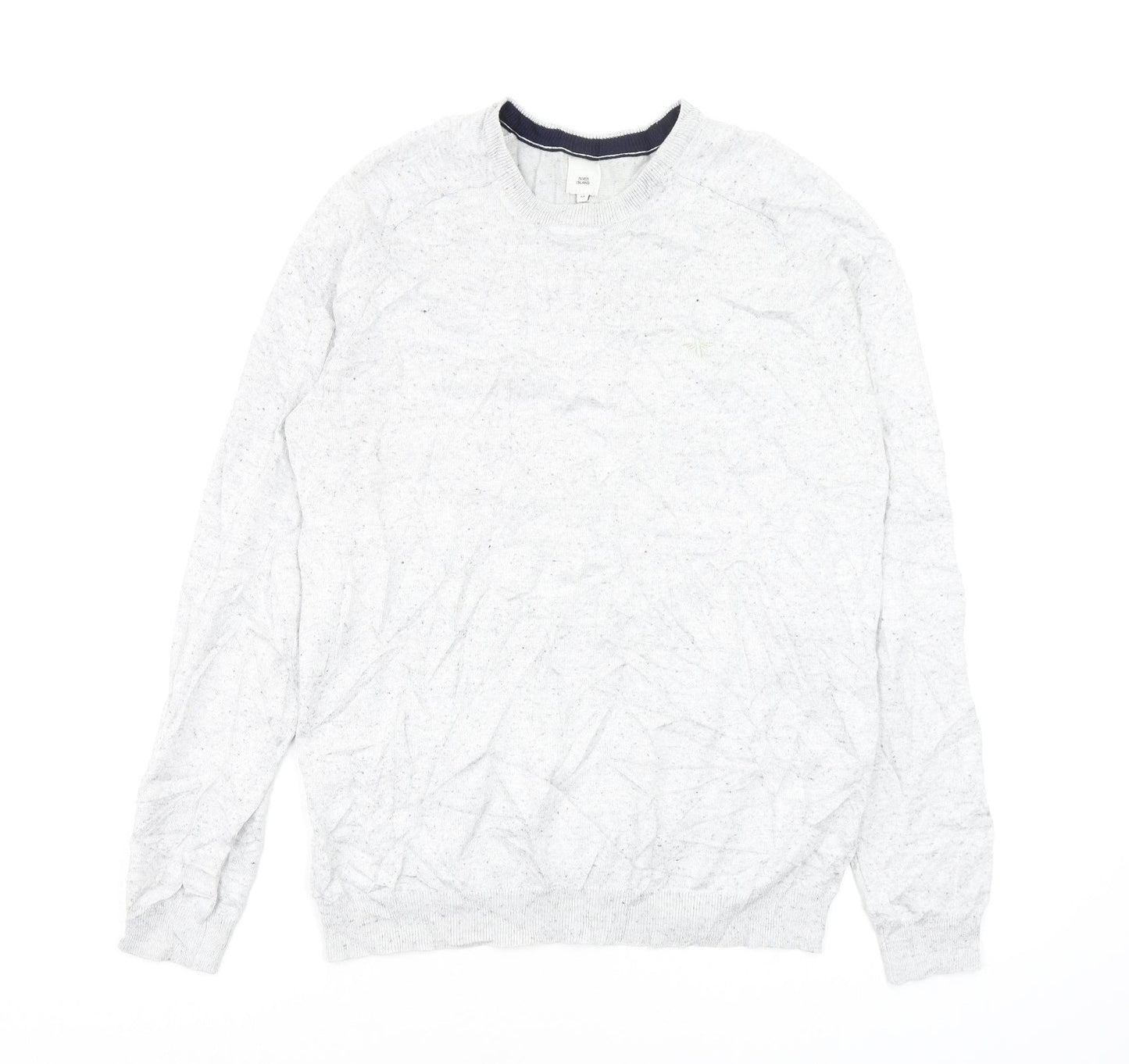 River Island Mens Grey   Pullover Jumper Size M