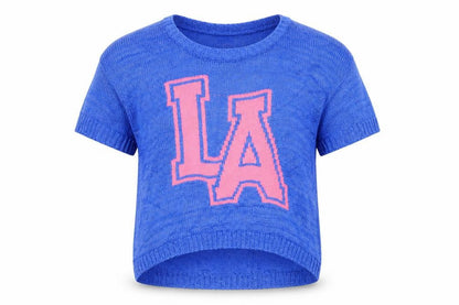 Front view of coolcat women’s blue jumper, size S