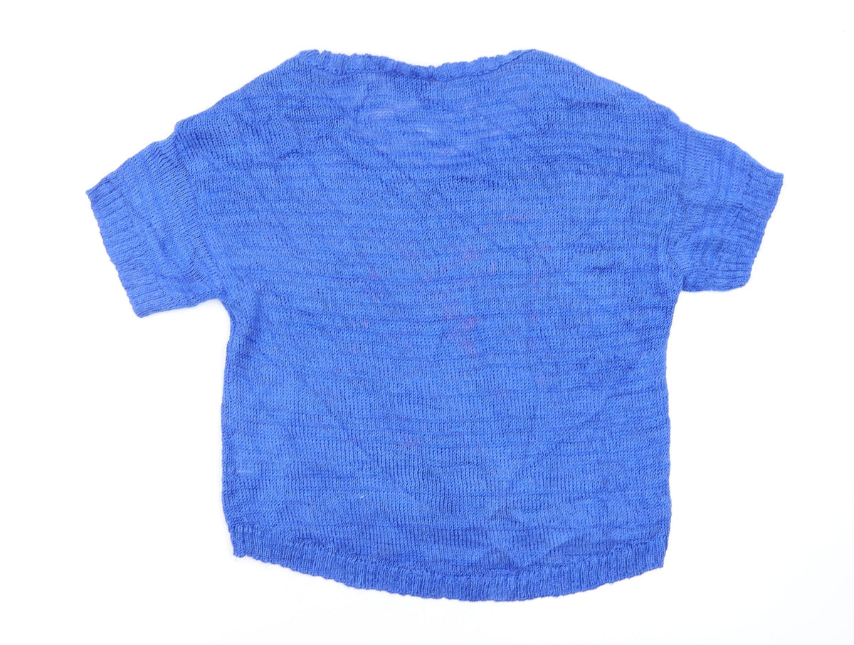 Back view of coolcat women’s blue jumper, size S