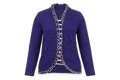 Womens UK Size M keeno Blue Pullover Jumper